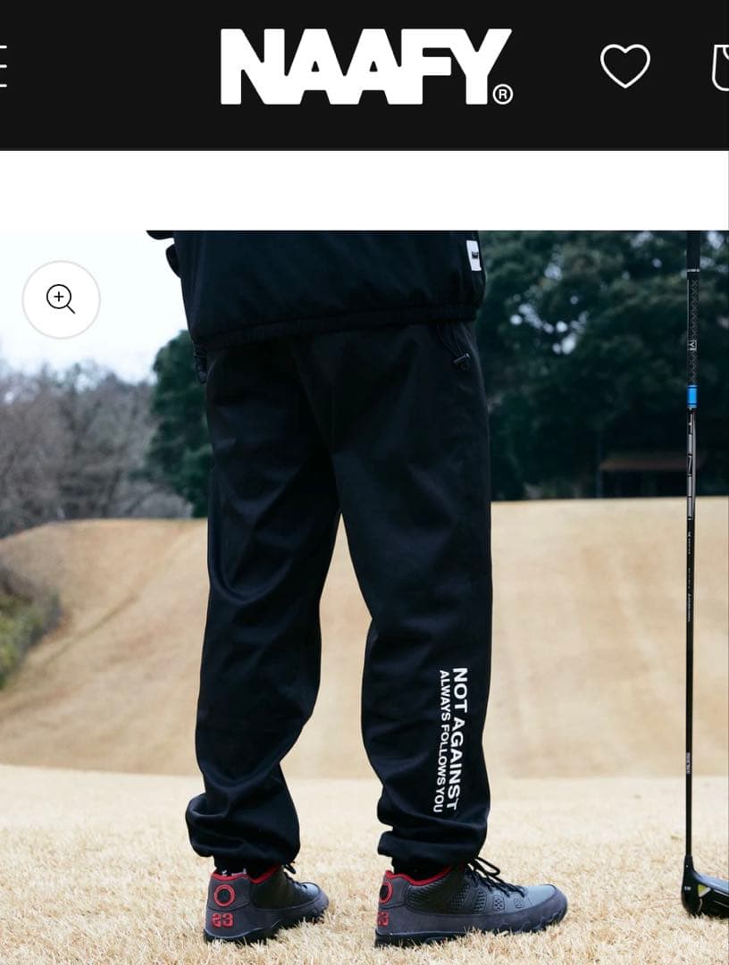 NAAFY PISTE/JOGGER PANTセット　L ブラック
