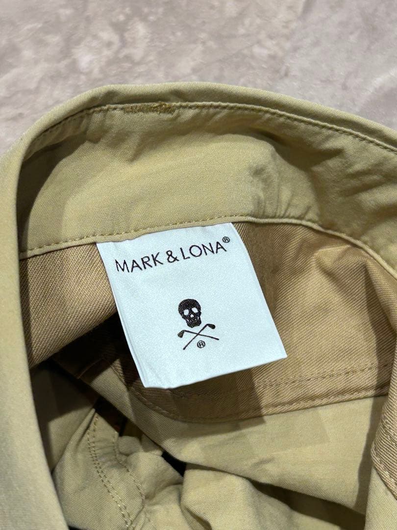 新品未使用品 MARK&LONA ストレッチショートパンツ ベージュ ゴルフ