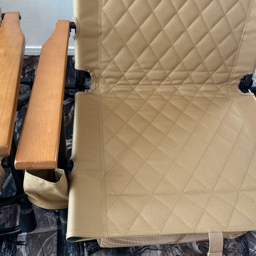 2個セットWAQ Reclining Low Chairリクライニングローチェア