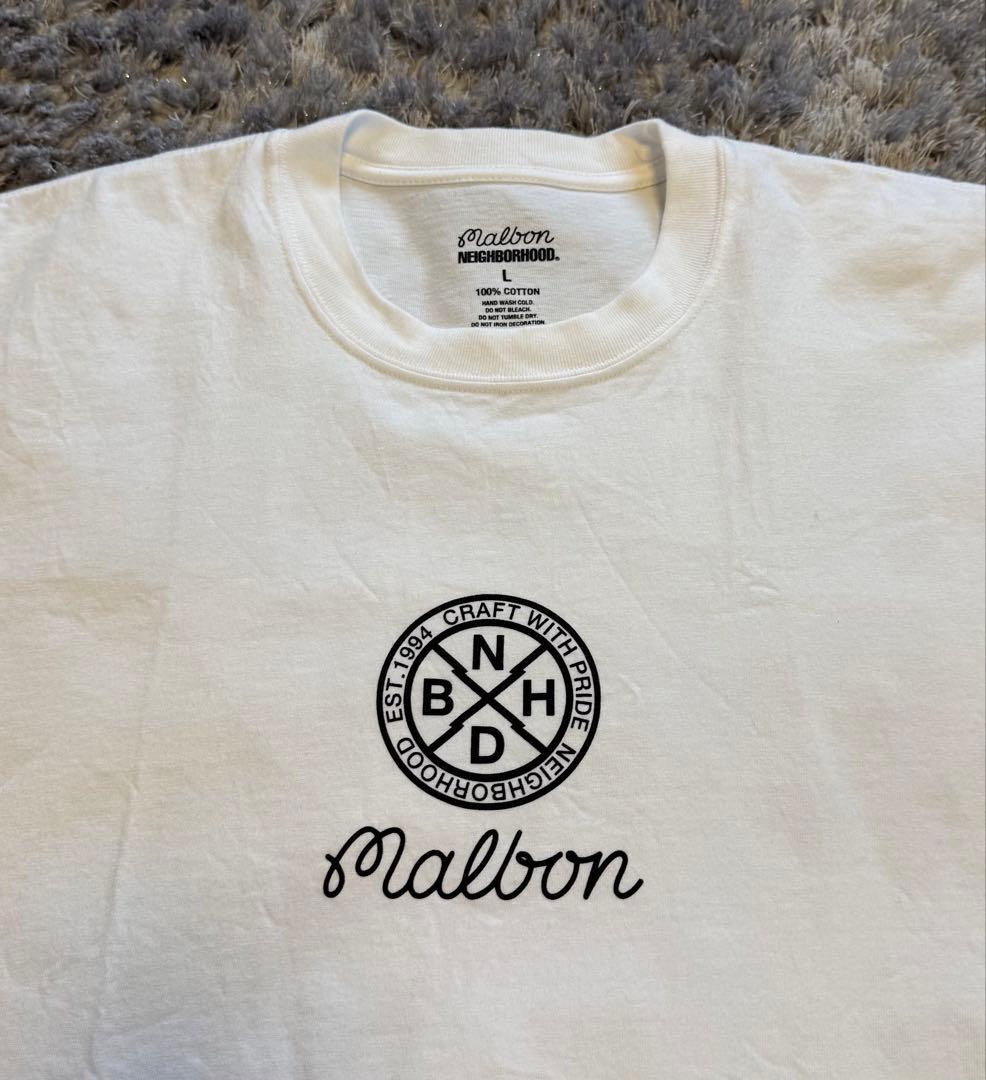Malbon NEIGHBORHOOD Tシャツ ホワイト