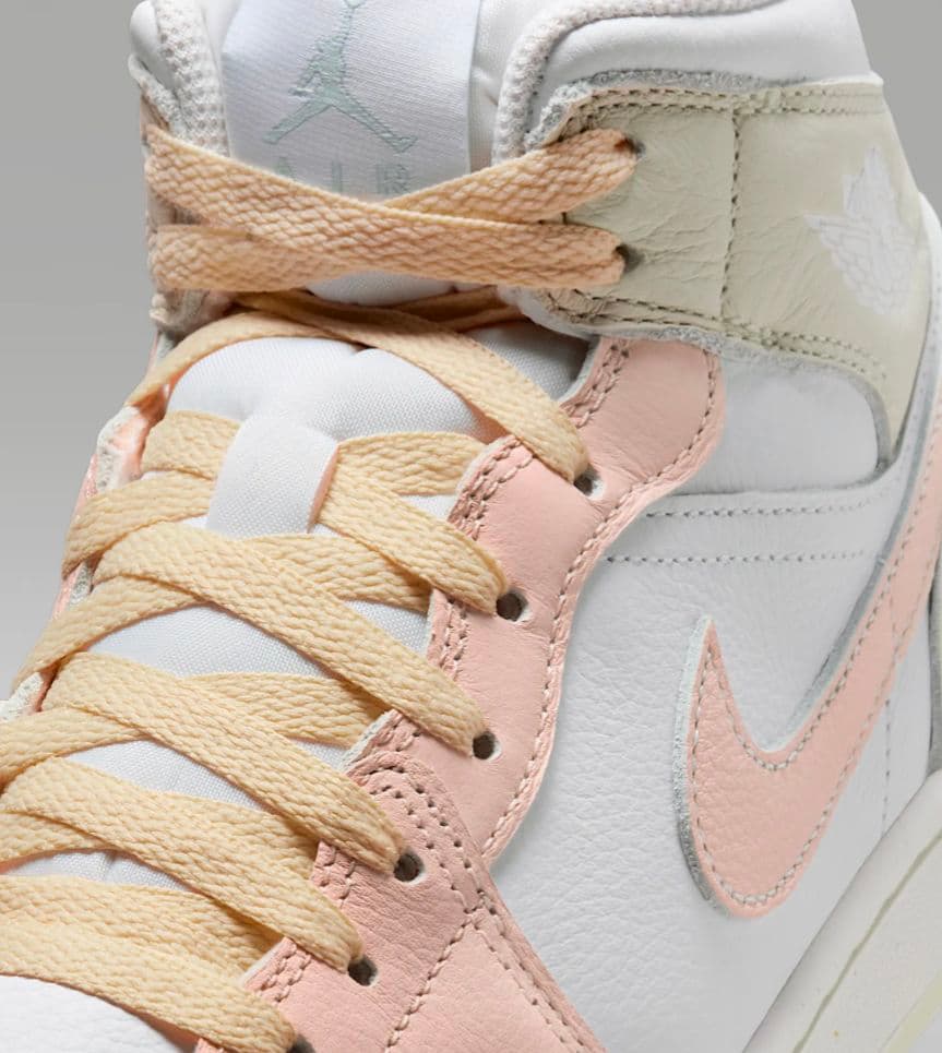 Air Jordan 1 Mid Se ホワイト/ベージュ