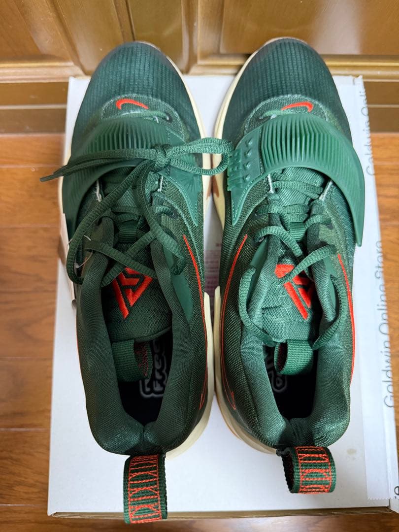 NIKE Zoom Freak3 バスケットボールシューズ グリーン