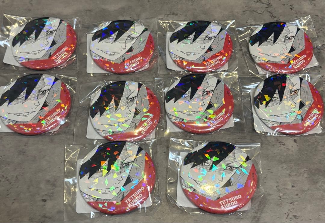ハイキュー‼︎ 完全受注生産オールスター缶バッジ　ゴミ捨て場の決戦　黒尾鉄朗