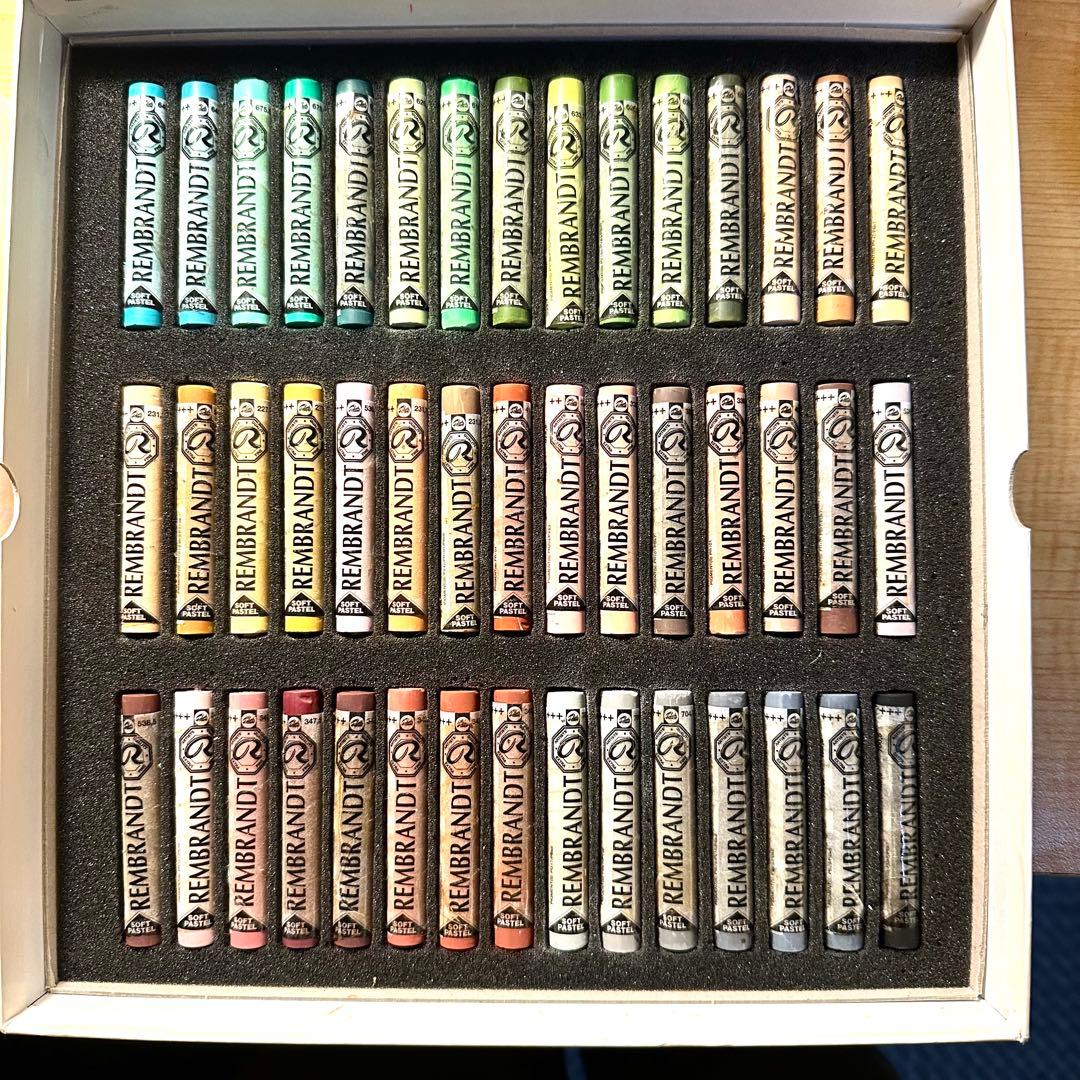レンブラント ソフトパステル 90色セット 人物画用