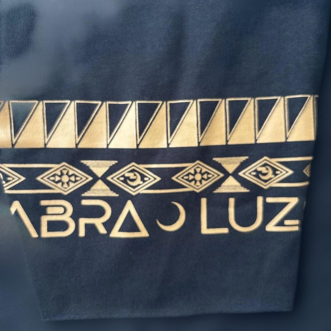 コットン7分袖Tシャツ　Luz e Sombra L ブラック　ルースイソンブラ