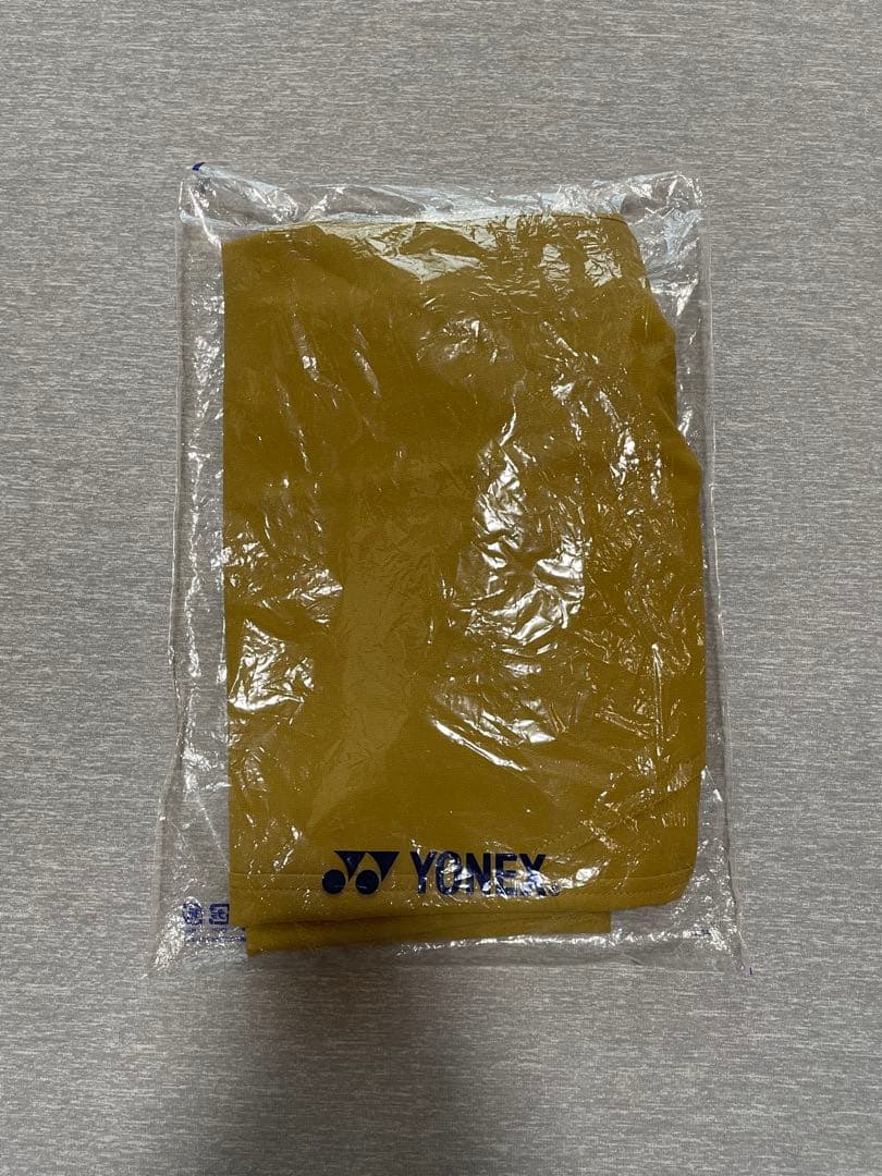 新品未使用 YONEX ハーフパンツ ベリークール キャメルゴールド サイズO