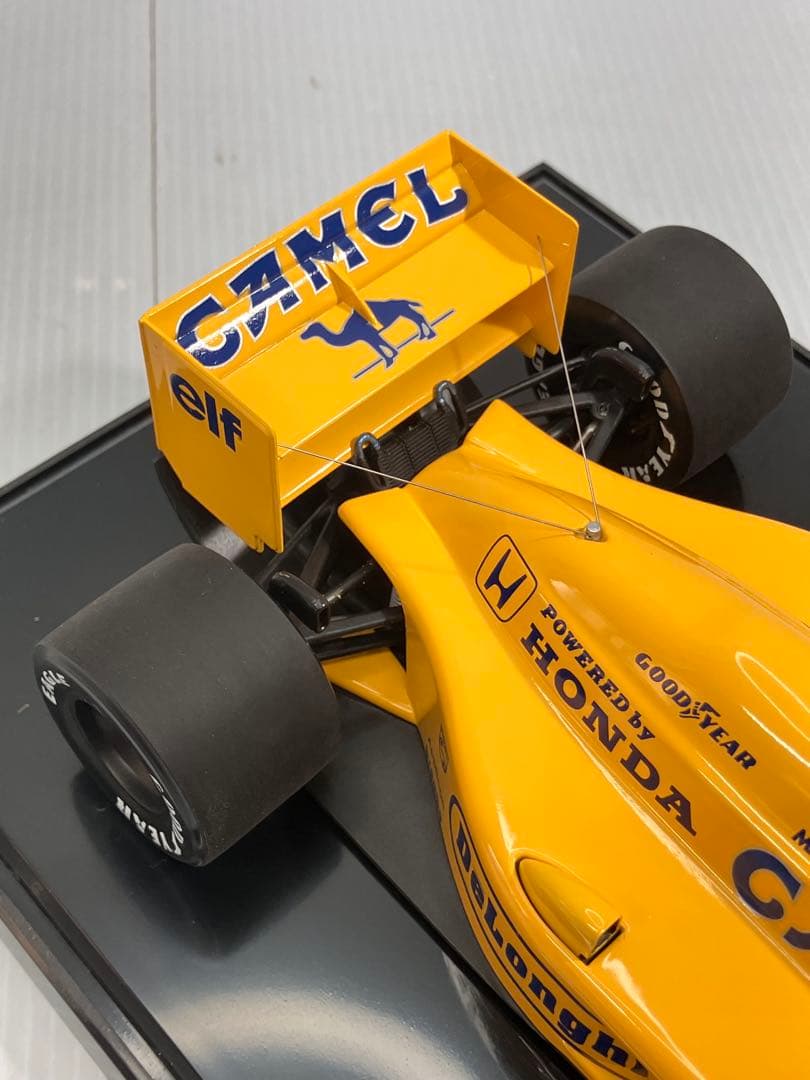 【タバコロゴ】ミニチャンプス 1/18 ロータスホンダ 99T A.セナ 美品