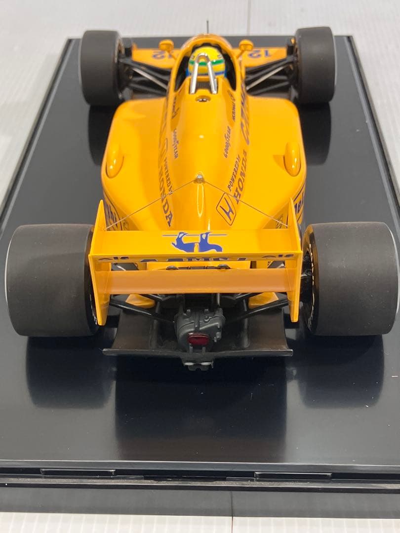 【タバコロゴ】ミニチャンプス 1/18 ロータスホンダ 99T A.セナ 美品