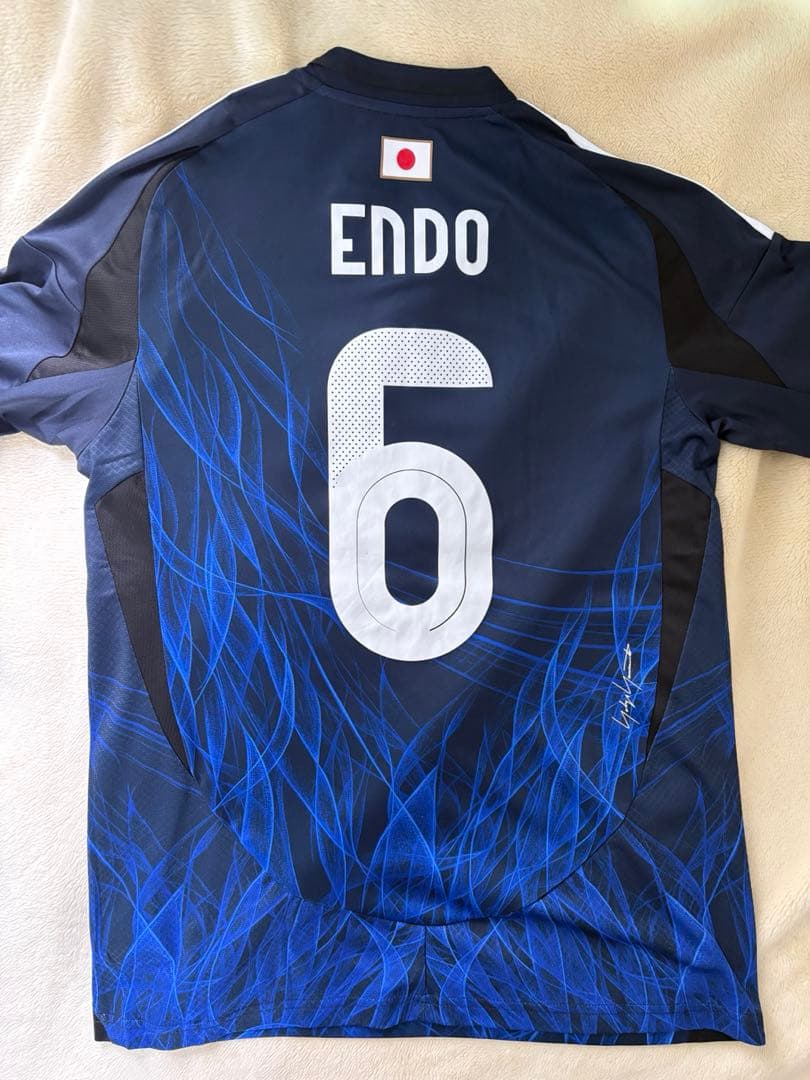 サッカー日本代表ユニフォーム Y-3 サッカーシャツ ENDO 6