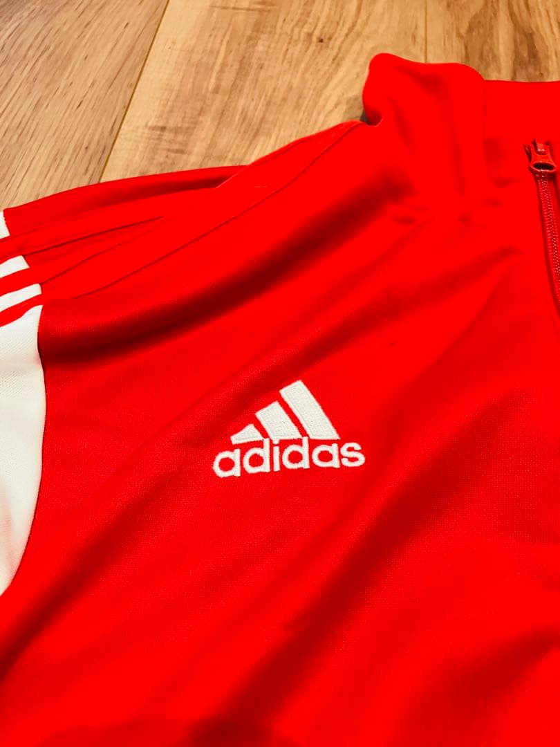 アーセナル adidas トラックジャケット 赤白 古着　XL