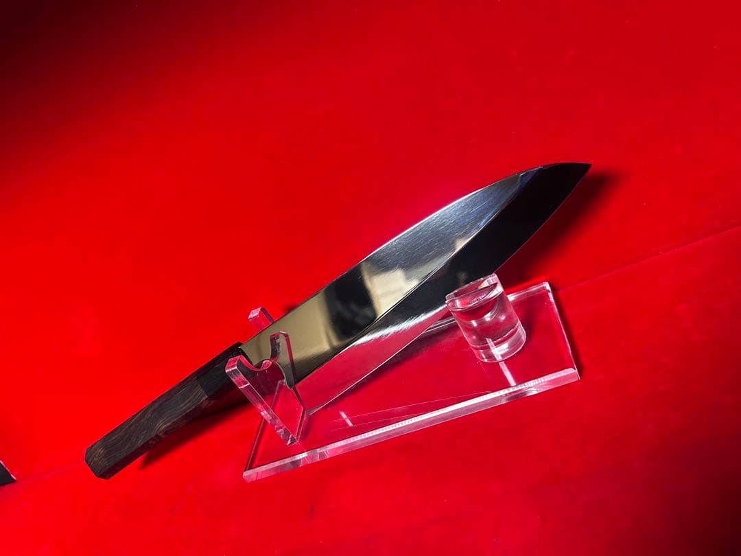 包丁　出刃　7寸　鏡面仕上げ　切味抜群　箱付未使用品