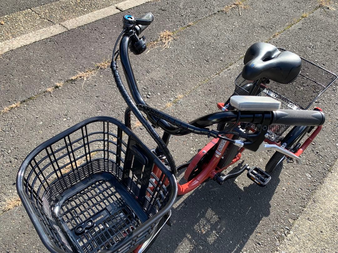 【即乘】送料無料E-PAR+ON電動アシスト三輪自転車18-14インチ動作確認済