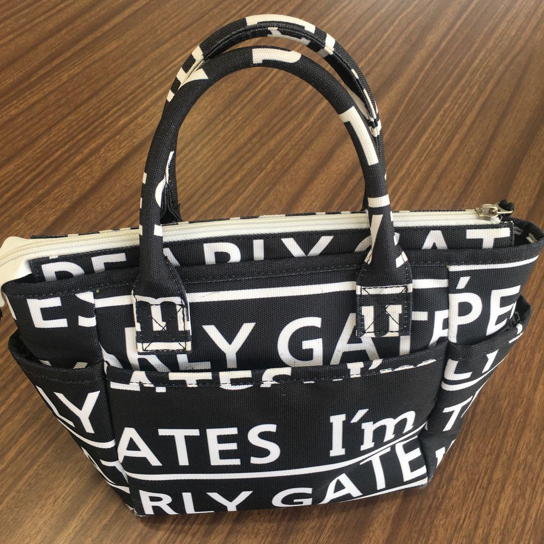 PEARLY GATES ロゴプリントカートバッグ