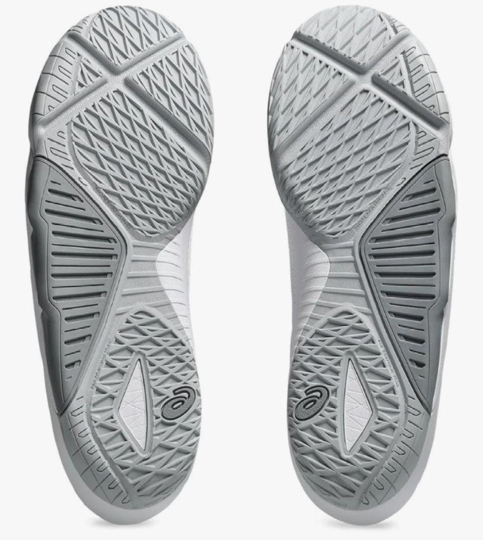 ASICS バッシュ 24.5cm ホワイト グレー UNPRE ARS 2