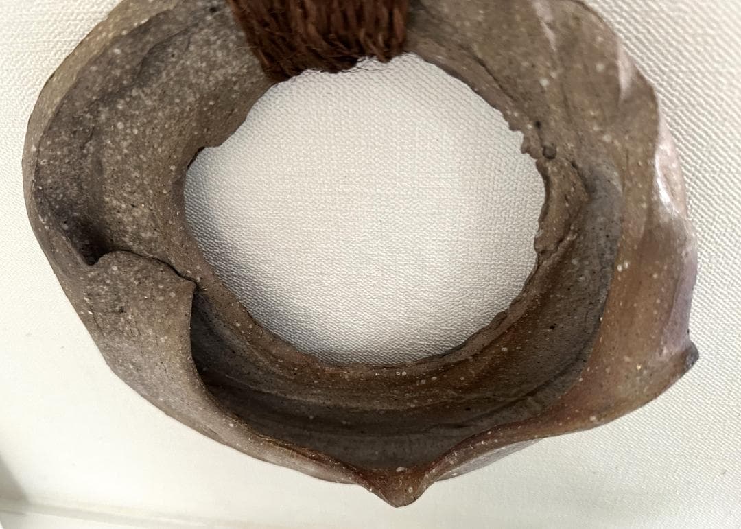 花器　陶器　花瓶　華道　生け花　いけばな　壁掛け　変形花器　花展 陶芸家