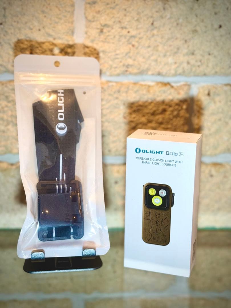 オーライト　olight Oclip Pro 甲骨文字　ヘッドバンド付