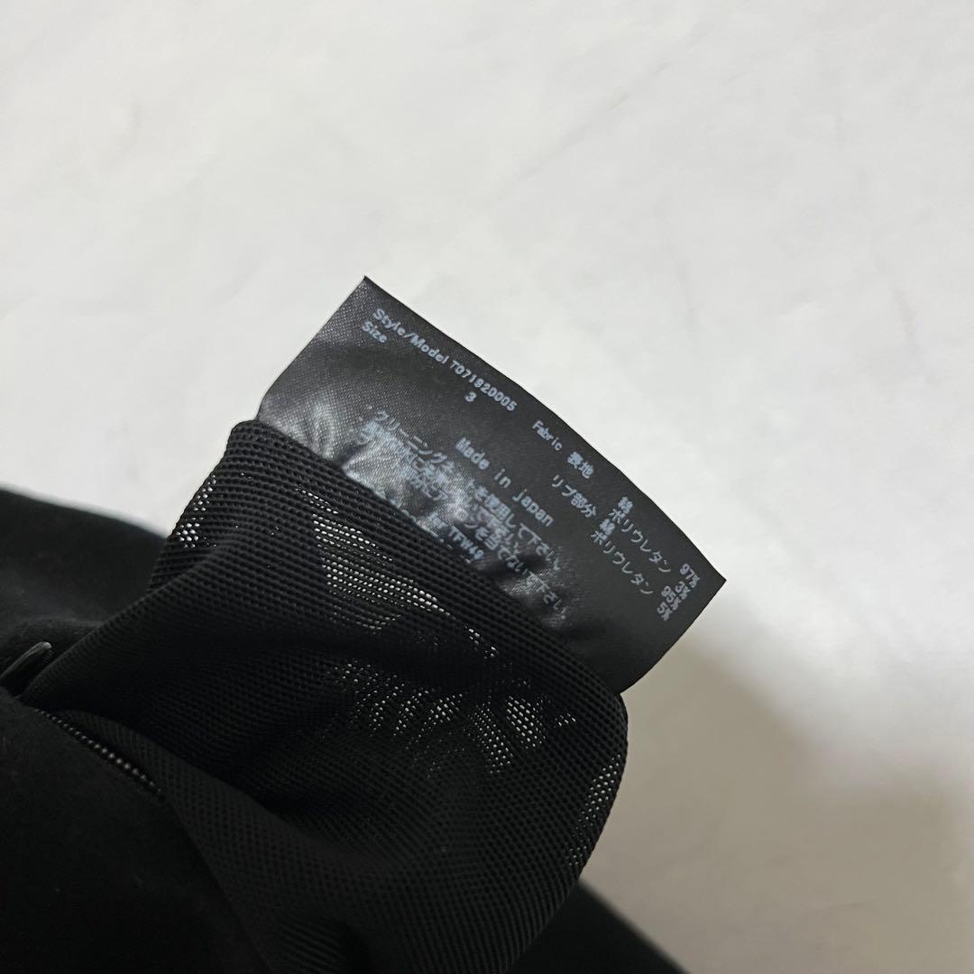 美品 TFW49 スリムスウェットパンツ 3 黒 T071920005 ゴルフ