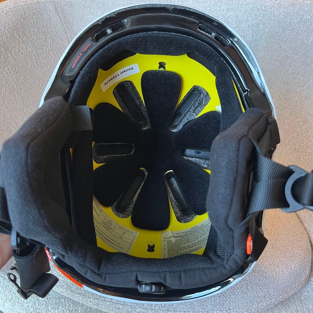 POC FORNIX ヘルメット XL/XXL MIPS RECCO 白オレンジ