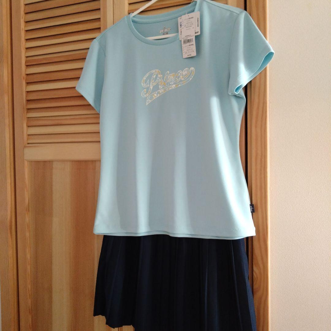 Prince　未使用タグ付Tシャツ➕️プリーツスコート