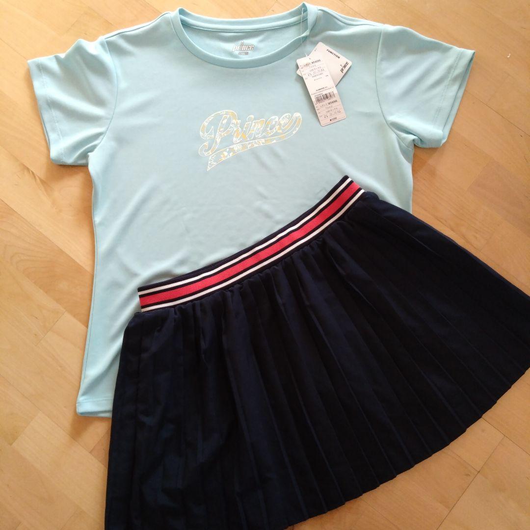 Prince　未使用タグ付Tシャツ➕️プリーツスコート