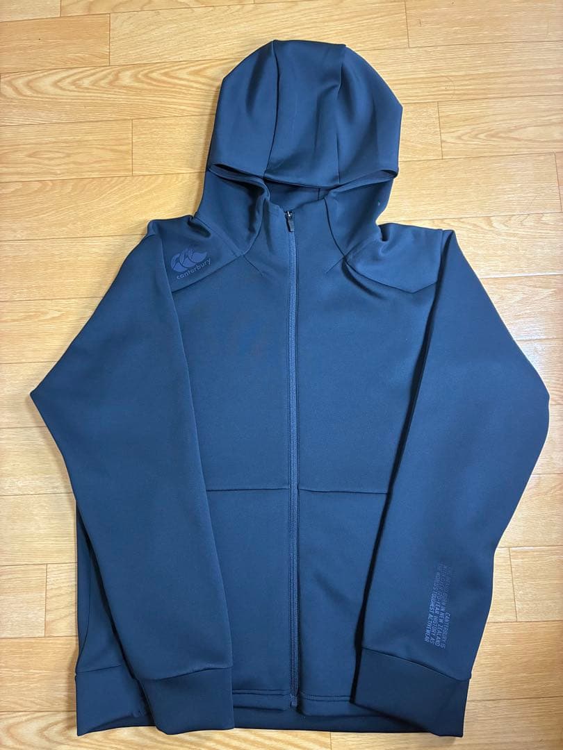カンタベリー ダフテックエアーライト ジップフーディー ネイビー XL