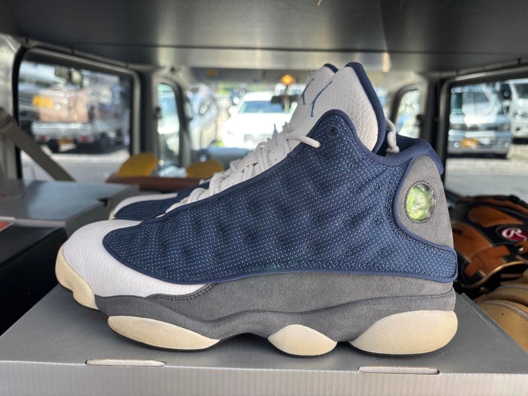 jordan13 フリント　青色　ブルー　ジョーダン　シュプリーム