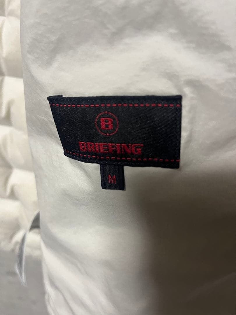 MEN’S HYBRID DOWN VEST BRIEFING M ホワイト