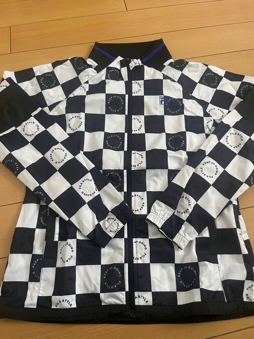 FILA ゴルフ　2点セット　M レザー　ジャケット　ベスト
