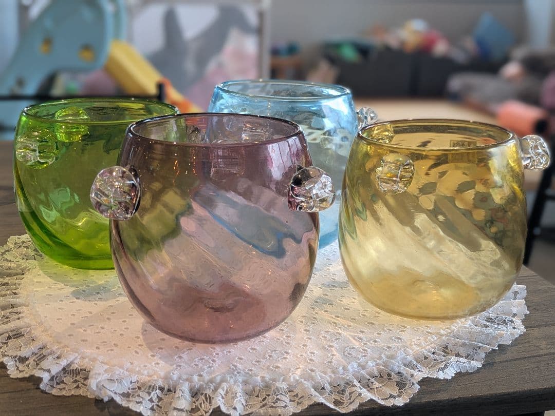 琉球ガラス　ボウル　アイスペール　花瓶　バラ売り可