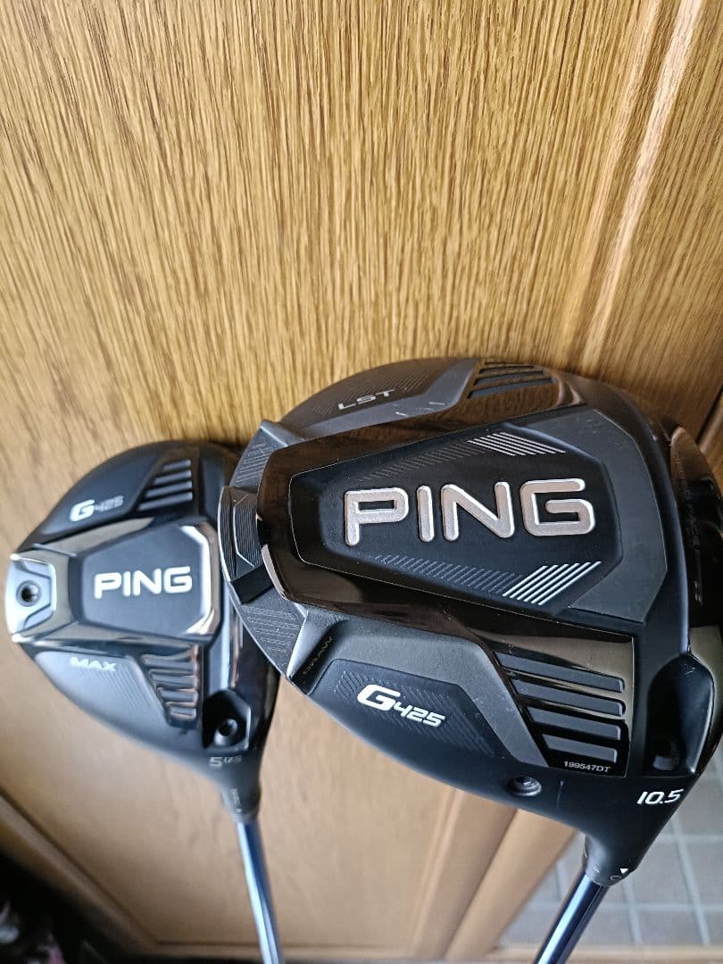 PING G425 ドライバー 10.5度とフェアウェイウッド5番 17.5度