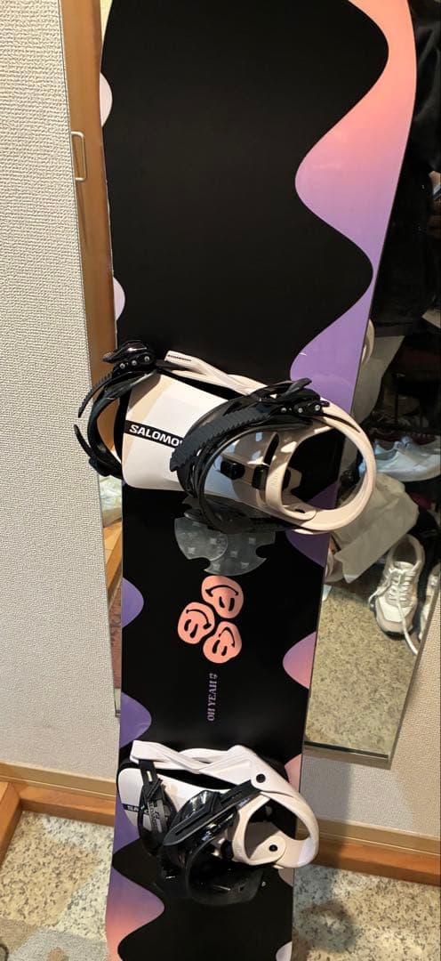レディース スノーボード3点セット SALOMON 143cm ケース付