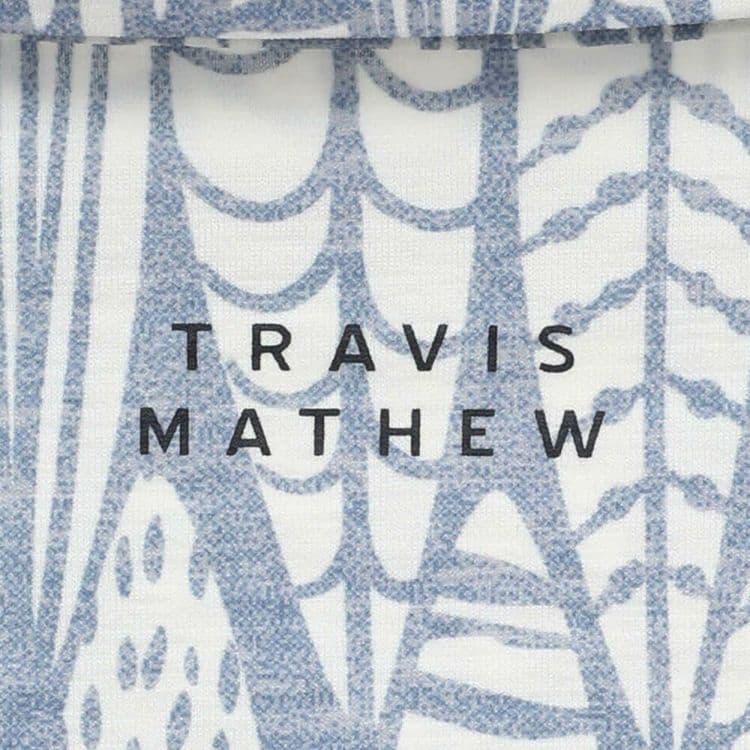 Travis Mathew トラヴィスマシュー サーフボード プリント 半袖ポロ