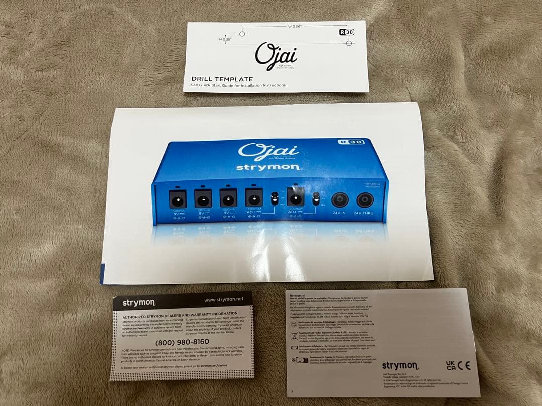 Strymon Ojai R30 電源 パワーサプライ