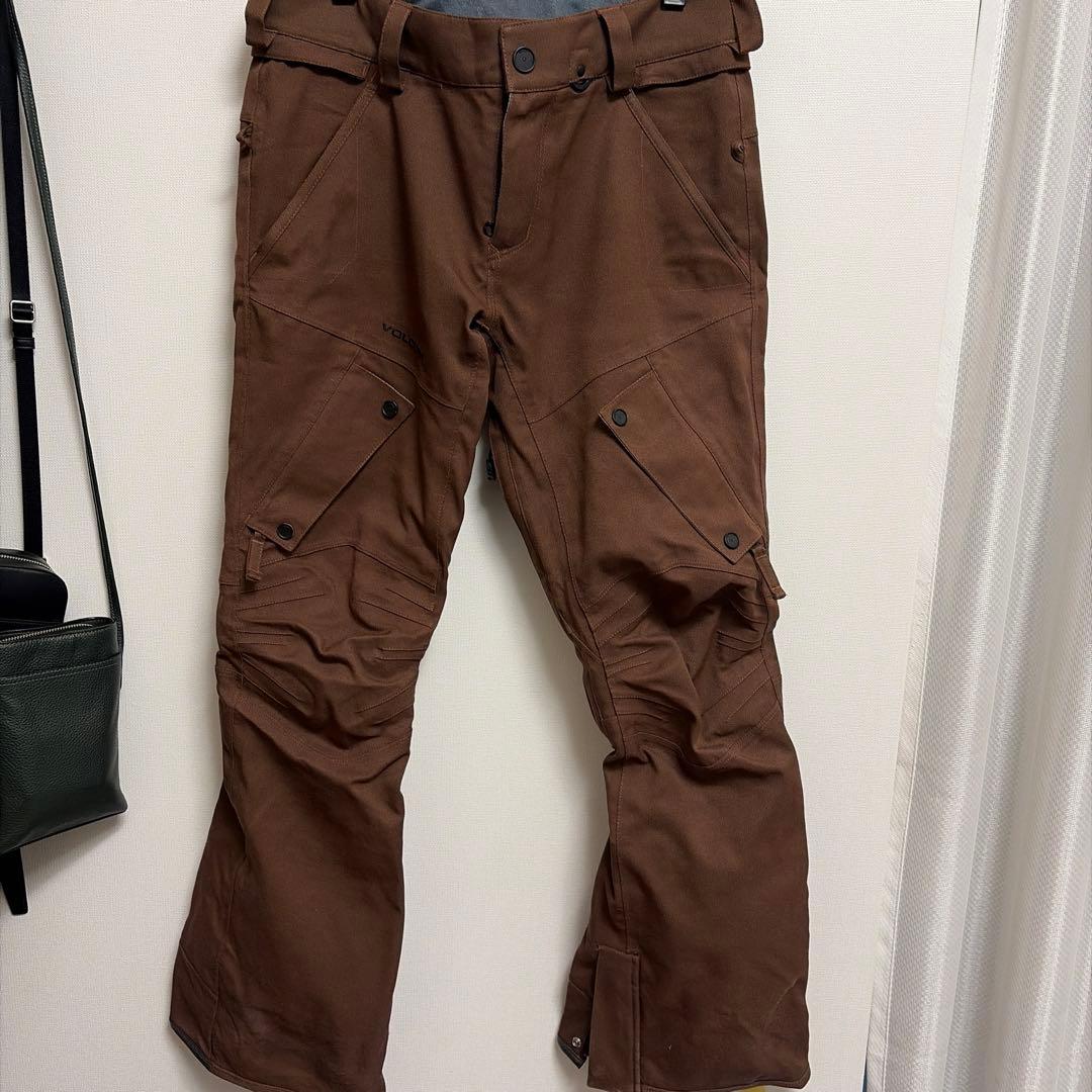 VOLCOM ボルコム　スノーボード　ウエア パンツ　セット　ダークブラウン