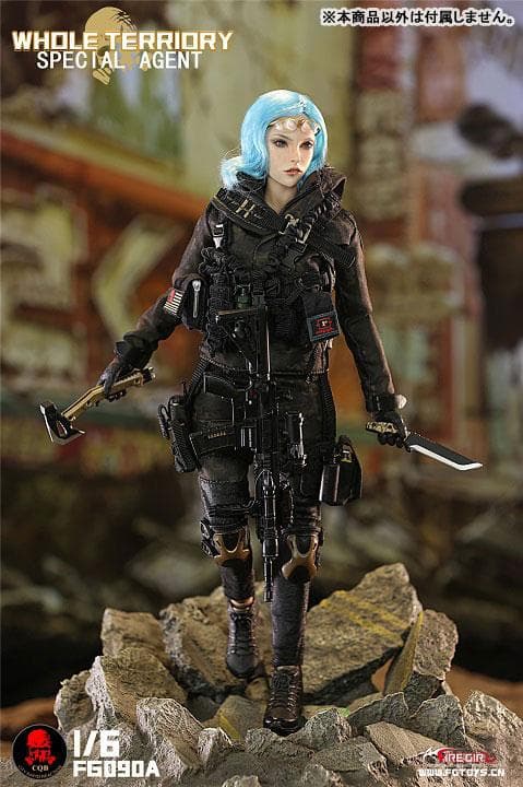1/6女性エージェントコスチューム & アクセサリーセット A（FG-090A）