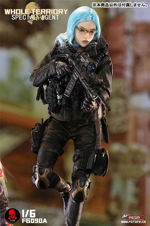 1/6女性エージェントコスチューム & アクセサリーセット A（FG-090A）