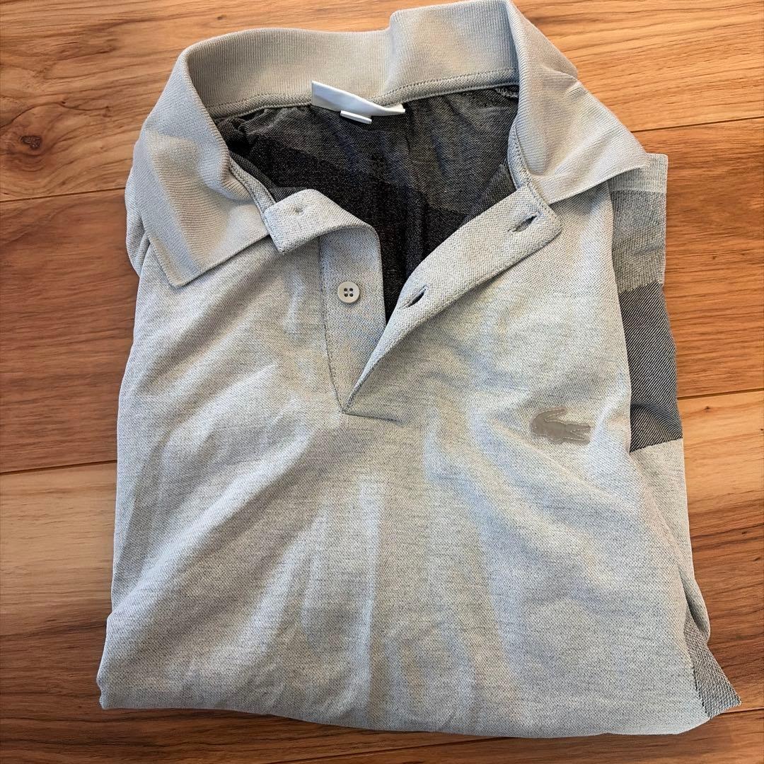 LACOSTE スリムフィット グレーシャツ S