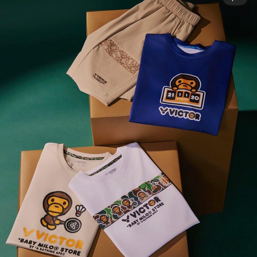 日本未発売 レア Victor×BABYMILO Tシャツ バドミントンウェア