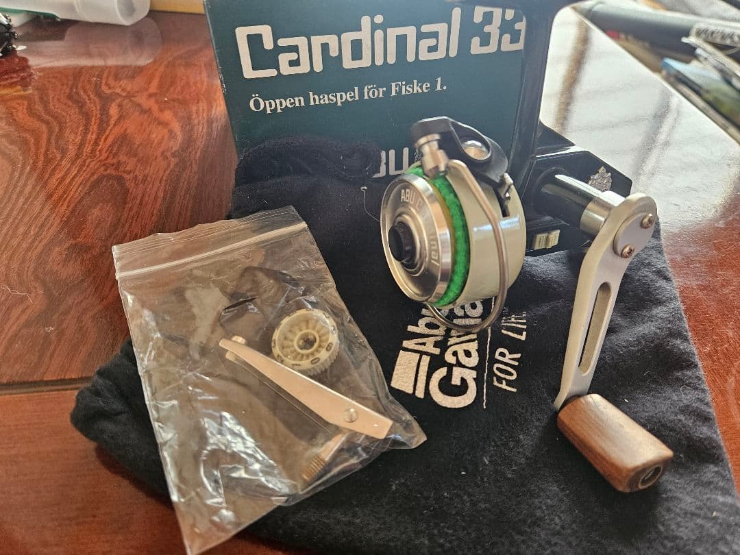 Abu Garcia Cardinal 33 スピニングリール希少ハンドル付き