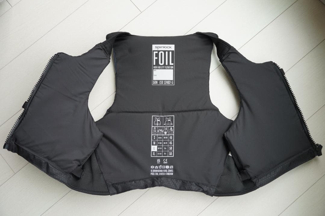 Spinlock スピンロック FOIL PFD ライフジャケット L 黒 新品