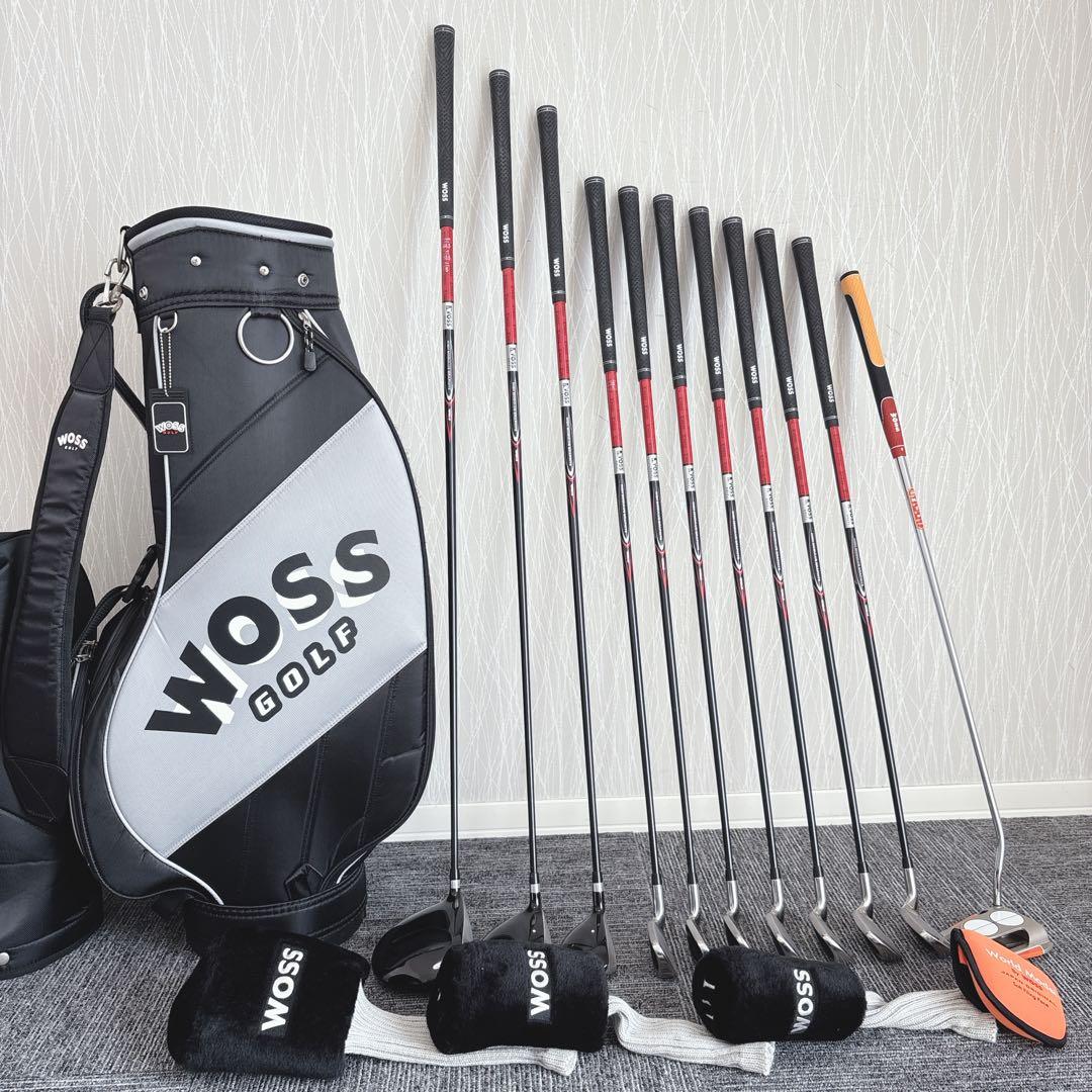 美品❗️超豪華❗️WOSS GOLF 初心者 メンズ 優しいゴルフセット