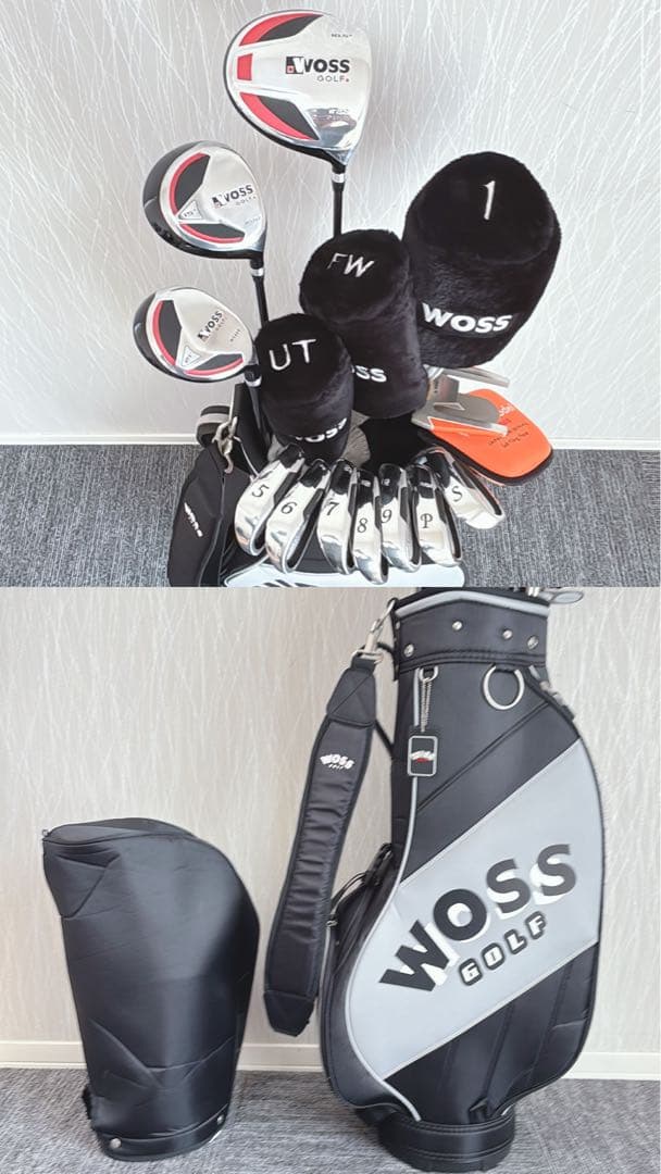 美品❗️超豪華❗️WOSS GOLF 初心者 メンズ 優しいゴルフセット