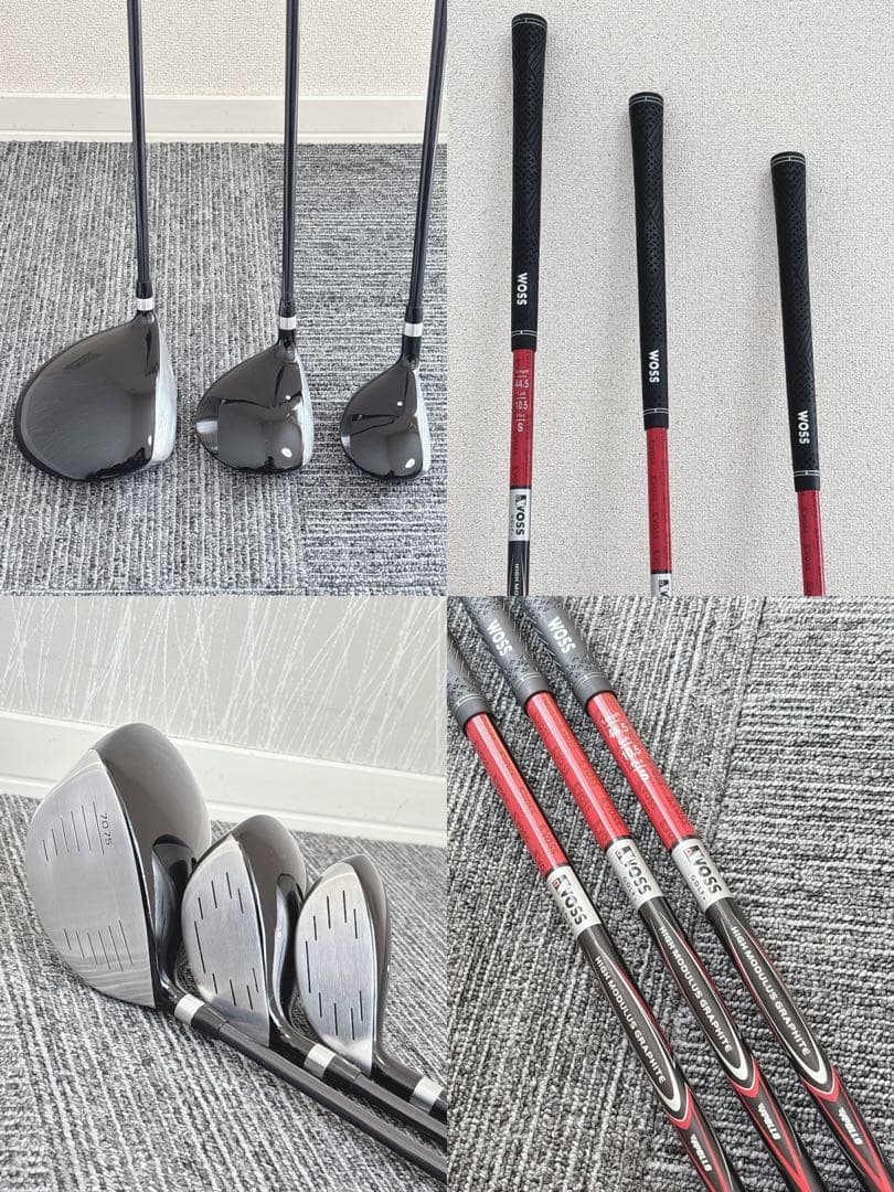 美品❗️超豪華❗️WOSS GOLF 初心者 メンズ 優しいゴルフセット