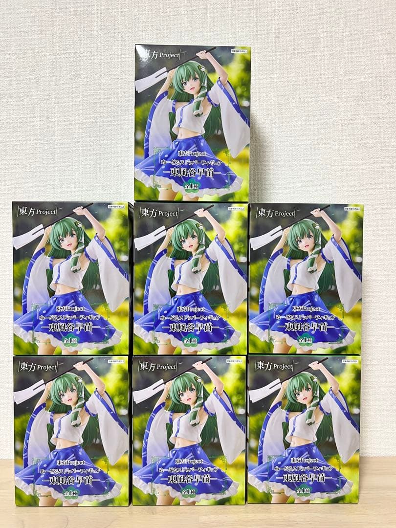 東方project ぬーどるストッパーフィギュア―東風谷早苗― 7個