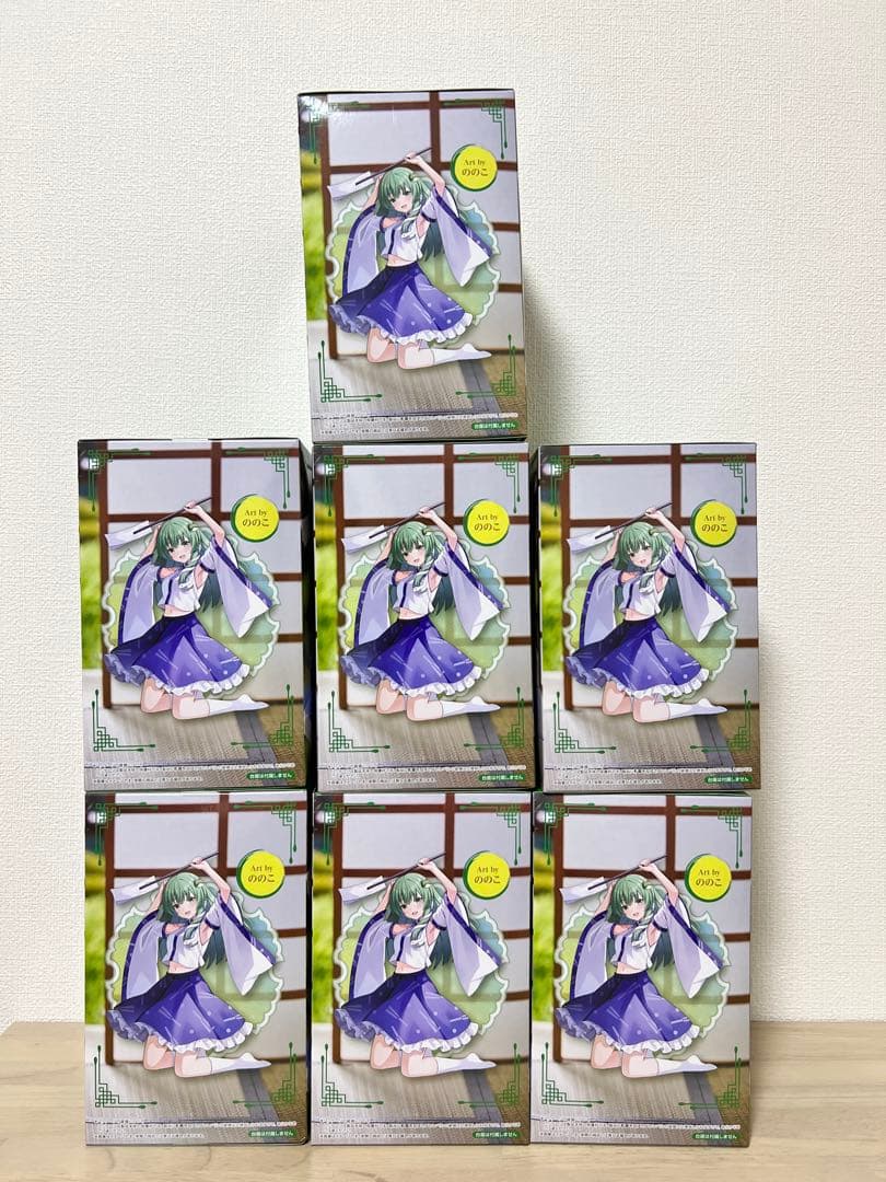 東方project ぬーどるストッパーフィギュア―東風谷早苗― 7個