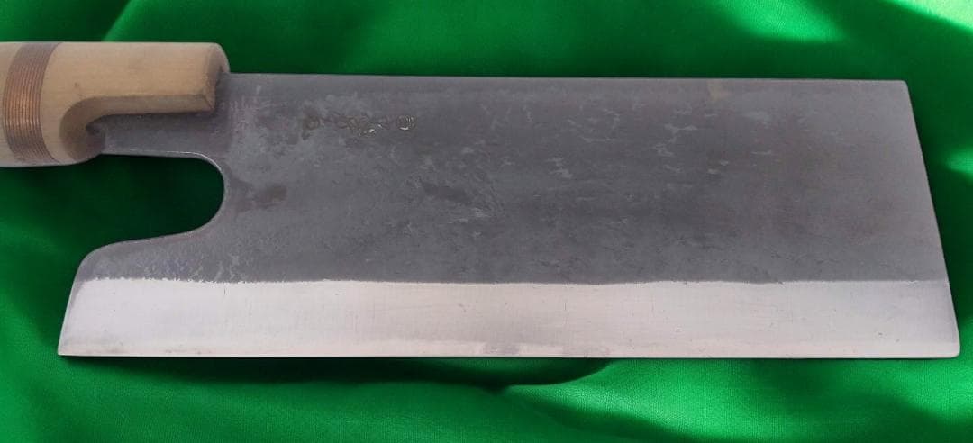 ●忠房 丸寅 麵切り包丁●全長約35cm●刃渡り約21.2cm