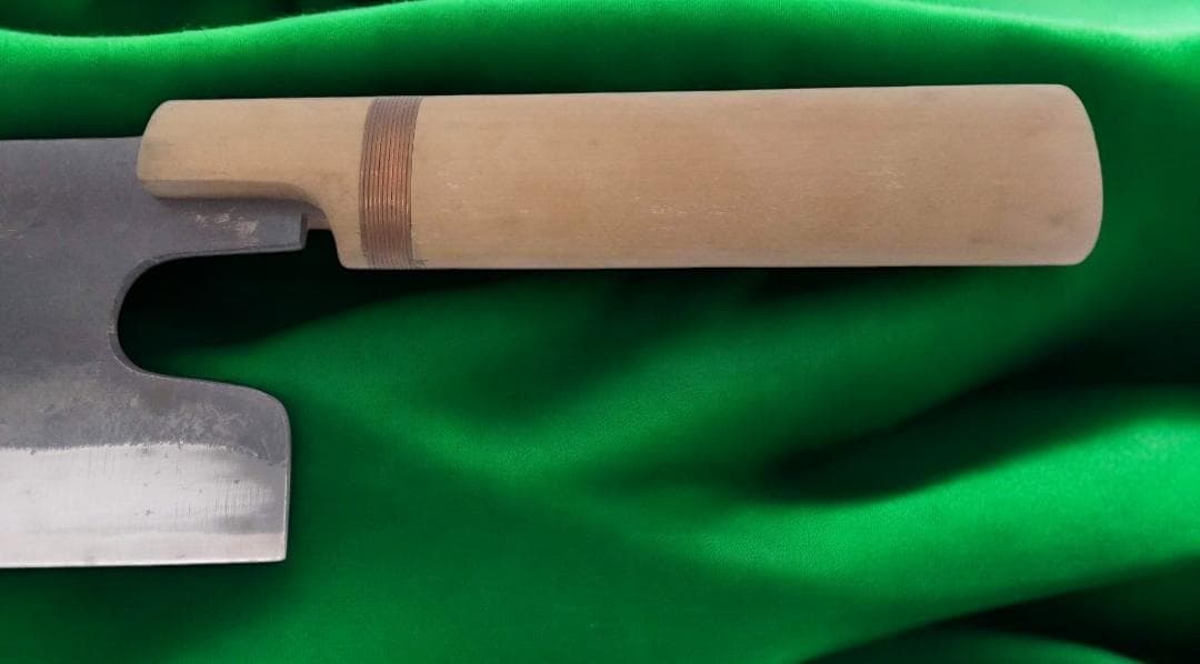 ●忠房 丸寅 麵切り包丁●全長約35cm●刃渡り約21.2cm