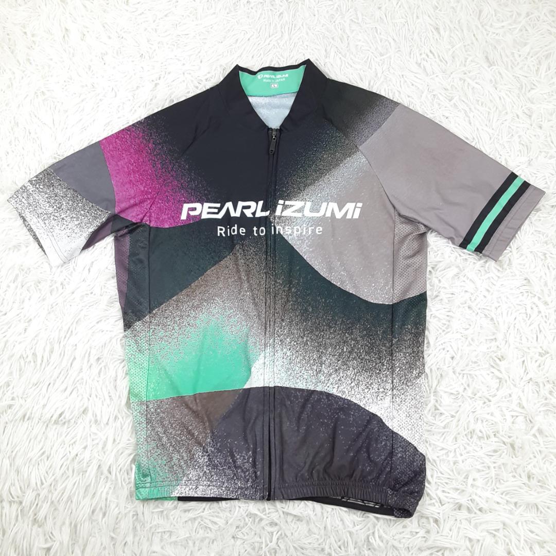 美品◎PEARL IZUMI NUCKILY サイクリングウェア上下セット 黒灰