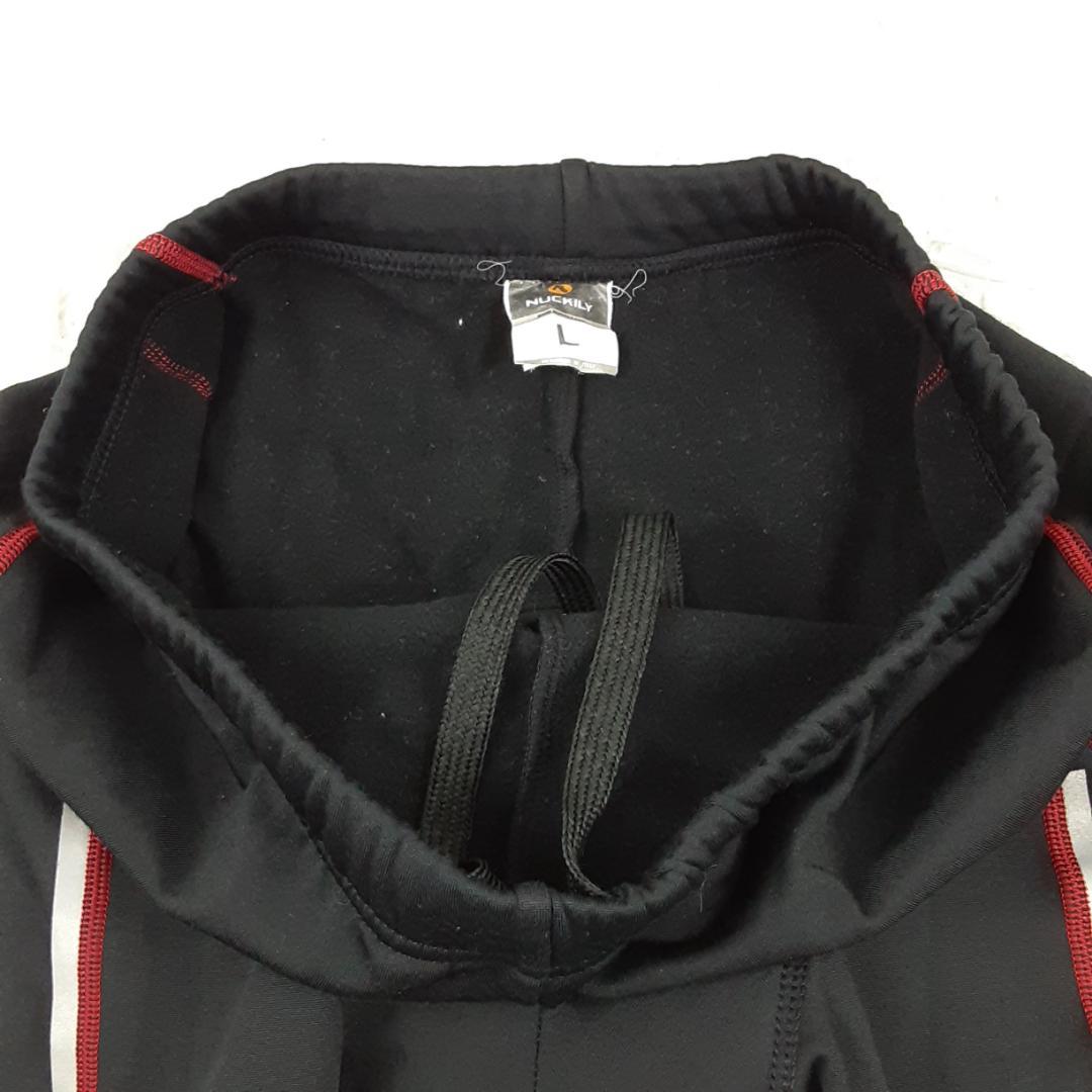 美品◎PEARL IZUMI NUCKILY サイクリングウェア上下セット 黒灰