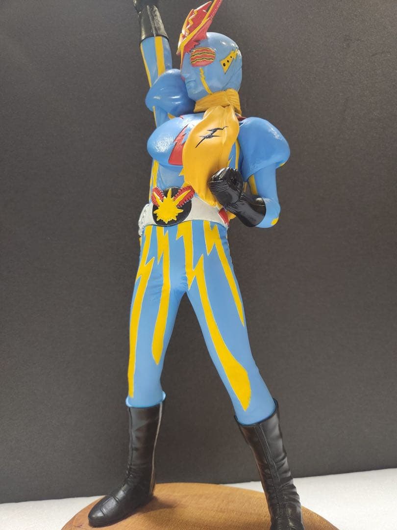 ボークス　イナズマン　ソフビ１／6 プロ製作完成品　ライジン号付属　丁寧な塗装